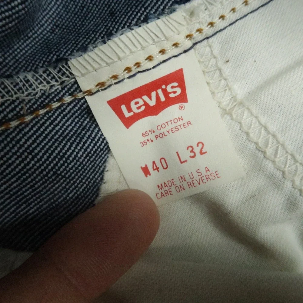 VINTAGE Levis Jeans Mens 38x33 Blue 517 Heavyweight‎ Stretch Denim USA NWT